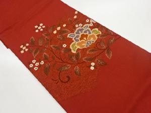 花唐草模様織出し袋帯